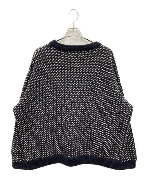 L.L.Bean（エルエルビーン）L.L.Bean (エルエルビーン) 【古着】Birds Eye Sweater ネイビー×ホワイト サイズ:XXLの古着・服飾アイテム