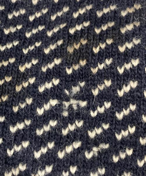 L.L.Bean（エルエルビーン）L.L.Bean (エルエルビーン) 【古着】Birds Eye Sweater ネイビー×ホワイト サイズ:XXLの古着・服飾アイテム