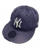 New Era×MINNANOニューエラ×ミンナノ）の古着「M/L CAP」｜ネイビー