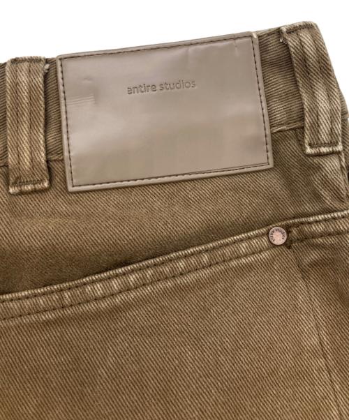 entire studios（エンタイアスタジオ）entire studios (エンタイアスタジオ) GEM JEANS ブラウン サイズ:Sの古着・服飾アイテム