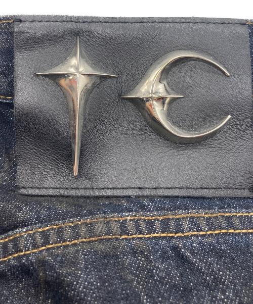 THUG CLUB（サグ クラブ）THUG CLUB (サグ クラブ) BURN DOWN DENIM PANTS インディゴ サイズ:3の古着・服飾アイテム