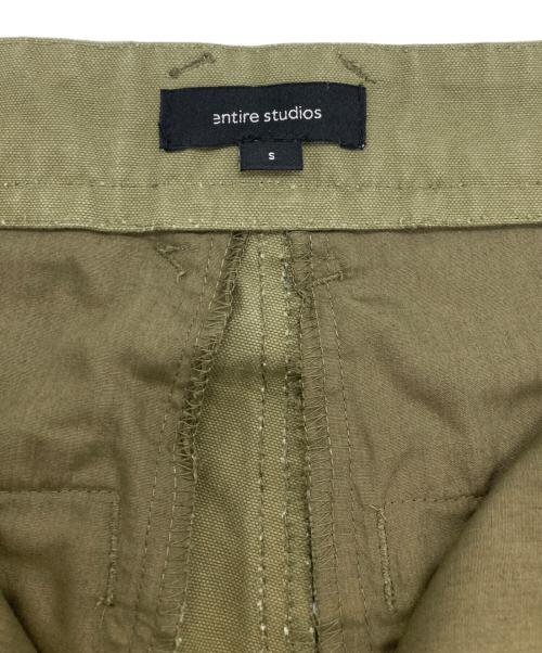 entire studios（エンタイアスタジオ）entire studios (エンタイアスタジオ) ハードカーゴパンツ オリーブ サイズ:Sの古着・服飾アイテム