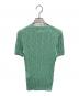 POLO RALPH LAUREN (ポロ・ラルフローレン) コットンケーブルショートスリーブニット グリーン サイズ:XS：8000円