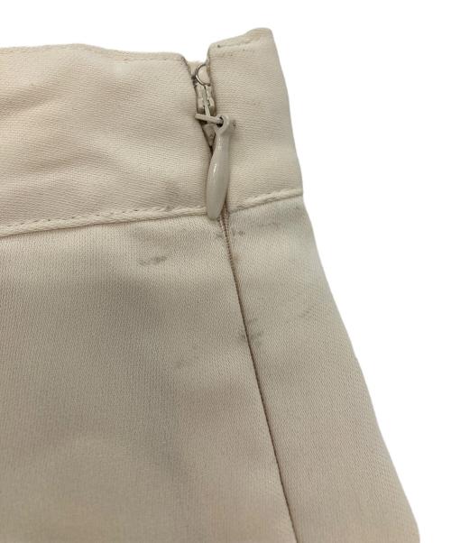 POLO RALPH LAUREN（ポロ・ラルフローレン）POLO RALPH LAUREN (ポロ・ラルフローレン) Satin Pleated A-Line Midi Skirt アイボリー サイズ:SIZE 0の古着・服飾アイテム
