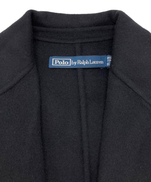 POLO RALPH LAUREN（ポロ・ラルフローレン）POLO RALPH LAUREN (ポロ・ラルフローレン) ダブルフェイスド ウール コート ネイビー サイズ:XXS 未使用品の古着・服飾アイテム