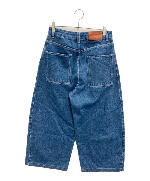 STUDIO NICHOLSON（スタジオ ニコルソン）STUDIO NICHOLSON (スタジオ ニコルソン) クロップドデニムパンツ インディゴ サイズ:Sの古着・服飾アイテム
