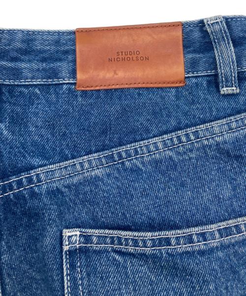STUDIO NICHOLSON（スタジオ ニコルソン）STUDIO NICHOLSON (スタジオ ニコルソン) クロップドデニムパンツ インディゴ サイズ:Sの古着・服飾アイテム
