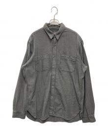 RRL（ダブルアールエル）の古着「コットン  チンスト ワークシャツ」｜グレー