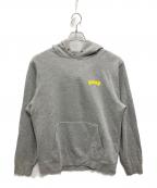 stussyステューシー）の古着「INCREASE The Peaceプルオーバーパーカー」｜グレー