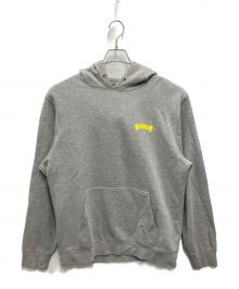 stussy（ステューシー）の古着「INCREASE The Peaceプルオーバーパーカー」｜グレー