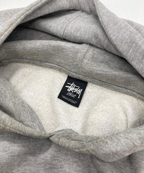 stussy（ステューシー）stussy (ステューシー) INCREASE The Peaceプルオーバーパーカー グレー サイズ:Lの古着・服飾アイテム