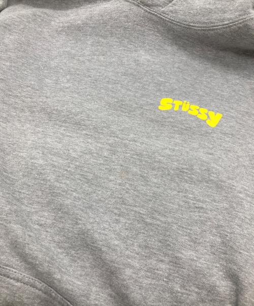 stussy（ステューシー）stussy (ステューシー) INCREASE The Peaceプルオーバーパーカー グレー サイズ:Lの古着・服飾アイテム
