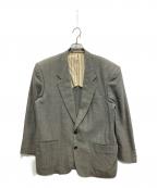 COMME des GARCONS HOMMEコムデギャルソン オム）の古着「リネンウール2Bテーラードジャケット」｜グレー