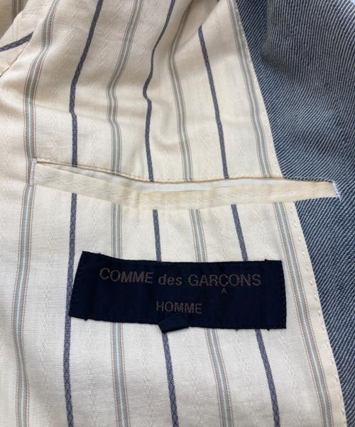 COMME des GARCONS HOMME（コムデギャルソン オム）COMME des GARCONS HOMME (コムデギャルソン オム) リネンウール2Bテーラードジャケット グレー サイズ:Sの古着・服飾アイテム