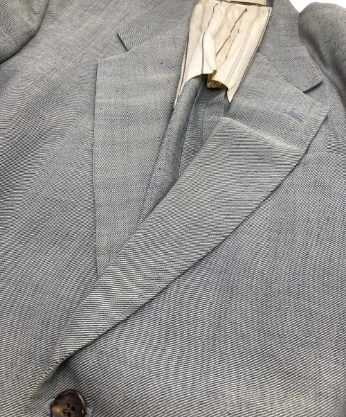 COMME des GARCONS HOMME（コムデギャルソン オム）COMME des GARCONS HOMME (コムデギャルソン オム) リネンウール2Bテーラードジャケット グレー サイズ:Sの古着・服飾アイテム