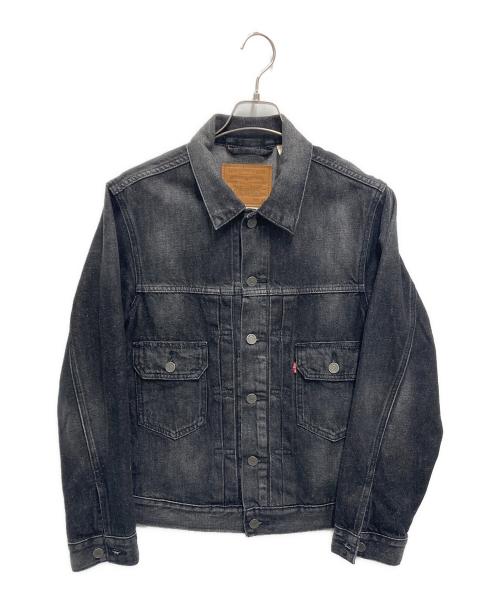 LEVI'S（リーバイス）LEVI'S (リーバイス) BIOTOP (ビオトープ) 別注後染め2ndタイプ デニムジャケット ブラック サイズ:XSの古着・服飾アイテム