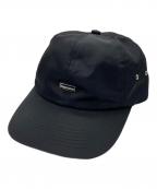SUPREMEシュプリーム）の古着「Enamel Logo 6-panel Cap」｜ブラック