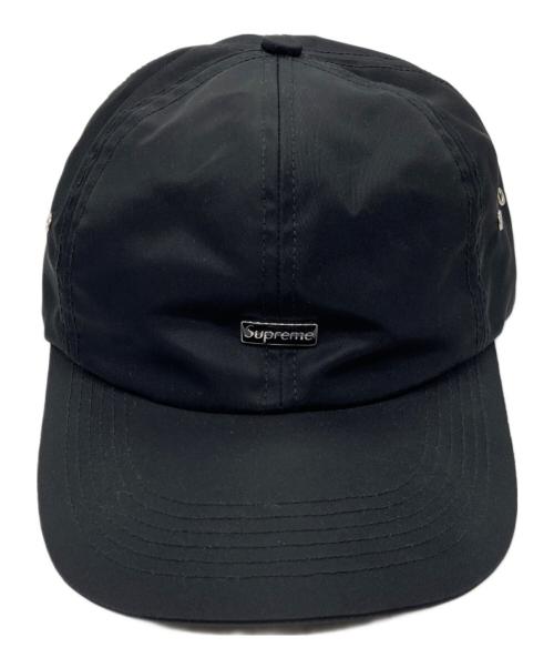 SUPREME（シュプリーム）Supreme (シュプリーム) Enamel Logo 6-panel Cap ブラックの古着・服飾アイテム