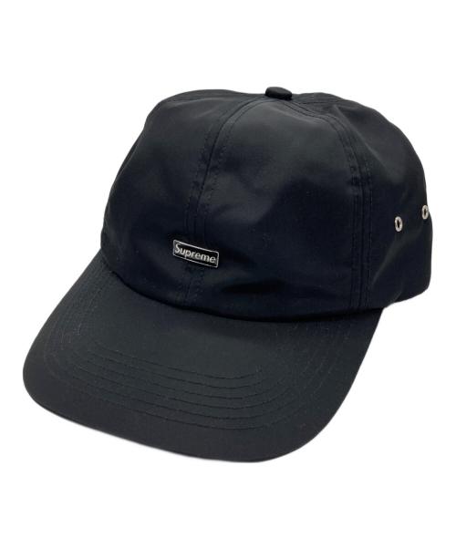 SUPREME（シュプリーム）Supreme (シュプリーム) Enamel Logo 6-panel Cap ブラックの古着・服飾アイテム