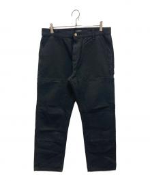 Carhartt WIP（カーハート ワーク イン プログレス）の古着「ダブルニーパンツ」｜ブラック