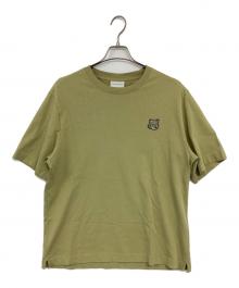 maison kitsune（メゾンキツネ）の古着「BOLD FOX HEAD PATCH OVERSIZE TEE」｜グリーン