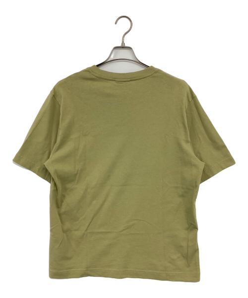 maison kitsune（メゾンキツネ）maison kitsune (メゾンキツネ) BOLD FOX HEAD PATCH OVERSIZE TEE グリーン サイズ:Sの古着・服飾アイテム