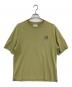 maison kitsune（メゾンキツネ）の古着「BOLD FOX HEAD PATCH OVERSIZE TEE」｜グリーン