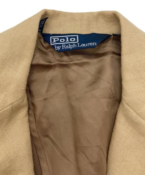 POLO RALPH LAUREN（ポロ・ラルフローレン）POLO RALPH LAUREN (ポロ・ラルフローレン) 【古着】リネン3Bテーラードジャケット ベージュ サイズ:Mの古着・服飾アイテム