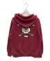 stussy (ステューシー) 【古着】スカル クラウン プルオーバーパーカー レッド サイズ:M：13000円