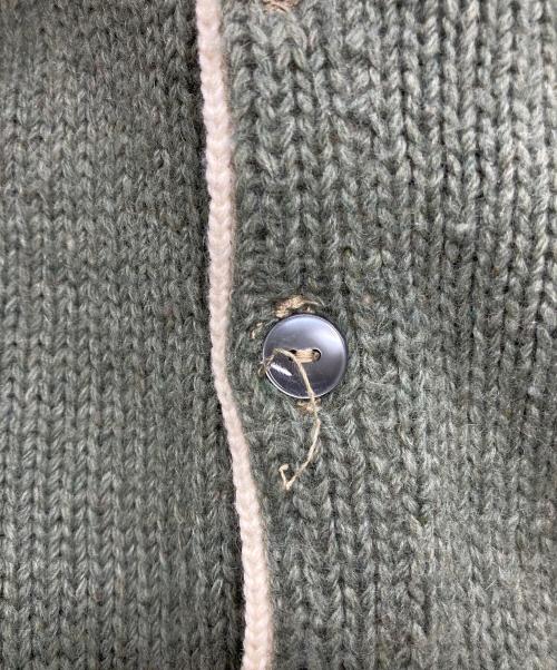 Sears SPORTWEAR（シアーズ スポーツ ウェア）Sears SPORTWEAR (シアーズ スポーツ ウェア) ウールカーディガン グリーン サイズ:Mの古着・服飾アイテム