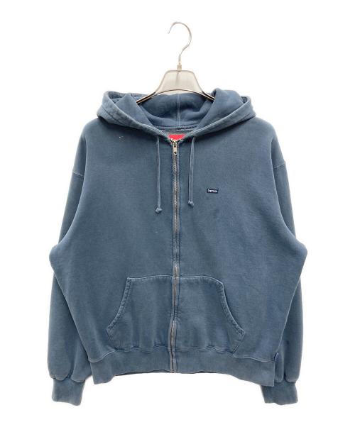 SUPREME（シュプリーム）SUPREME (シュプリーム) Overdyed Small Box Zip Up Hooded ブルー サイズ:Ｍの古着・服飾アイテム