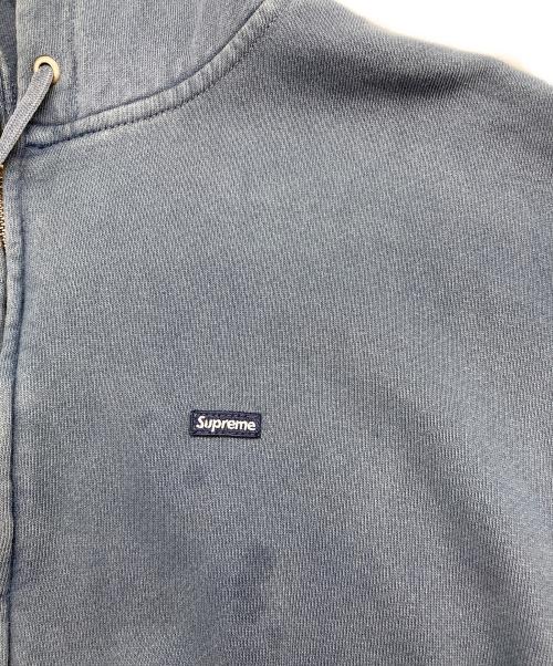 SUPREME（シュプリーム）SUPREME (シュプリーム) Overdyed Small Box Zip Up Hooded ブルー サイズ:Ｍの古着・服飾アイテム