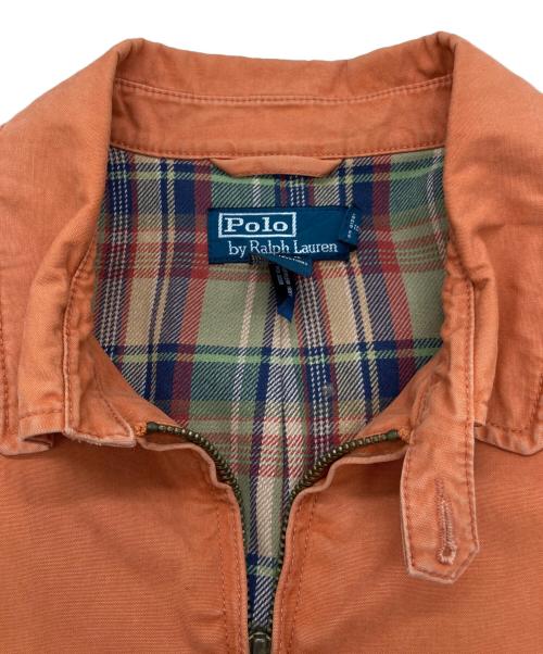 POLO RALPH LAUREN（ポロ・ラルフローレン）POLO RALPH LAUREN (ポロ・ラルフローレン) 裏地チェック スイングトップ オレンジ サイズ:Lの古着・服飾アイテム