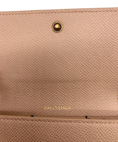 BALENCIAGA（バレンシアガ）BALENCIAGA (バレンシアガ) ヴィル アコーディオンカードホルダー ピンクの古着・服飾アイテム