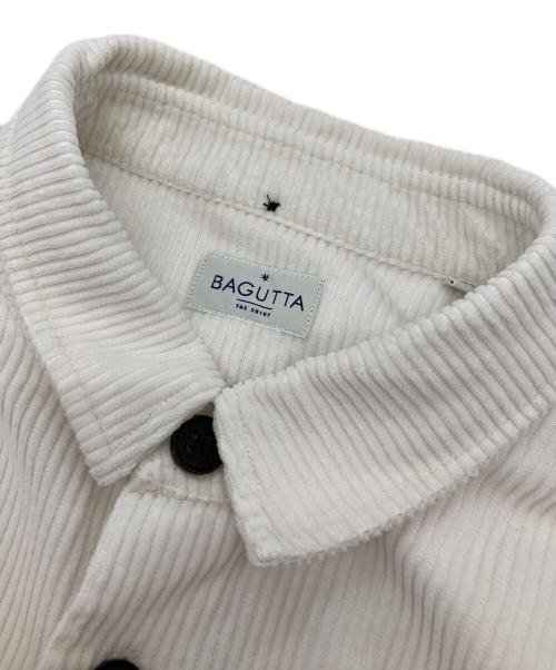 Bagutta（バグッタ）BAGUTTA (バグッタ) TOMMY ストレッチコーデュロイブルゾン ホワイト サイズ:39 15 1/2の古着・服飾アイテム