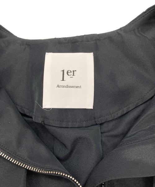 1er Arrondissement（プルミエ アロンディスモン）1er Arrondissement (プルミエ アロンディスモン) ツイルタフタブルゾン ブラック サイズ:記載無しの古着・服飾アイテム