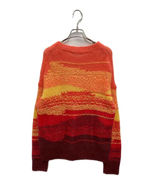 Acne studios（アクネ ストゥディオズ）ACNE STUDIOS (アクネ ストゥディオズ) グラデーションモヘヤニット オレンジ サイズ:XSの古着・服飾アイテム