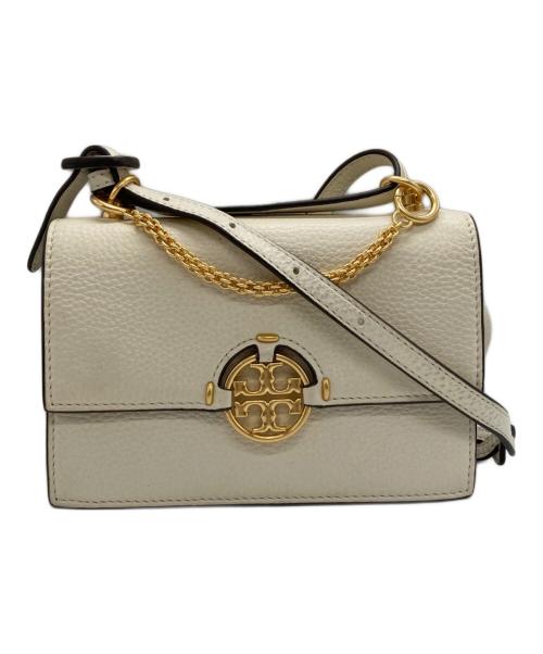TORY BURCH（トリーバーチ）TORY BURCH (トリーバーチ) ミラー   ショルダーバッグ ホワイトの古着・服飾アイテム