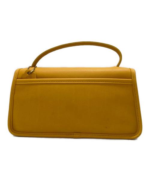 COACH（コーチ）COACH (コーチ) レザーターンロック2WAYバッグ マスタードの古着・服飾アイテム