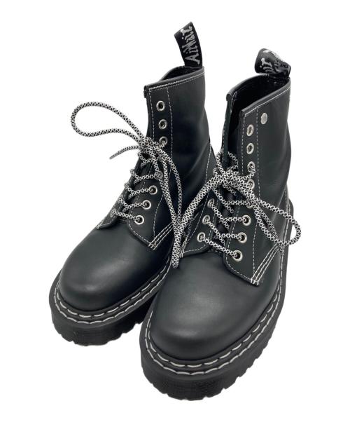 Dr.Martens（ドクターマーチン）Dr.Martens (ドクターマーチン) 1460 BEX ホワイトダブルステッチ8ホールブーツ ブラック サイズ:SIZE UK6の古着・服飾アイテム