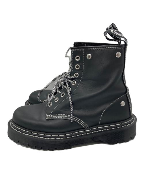 Dr.Martens（ドクターマーチン）Dr.Martens (ドクターマーチン) 1460 BEX ホワイトダブルステッチ8ホールブーツ ブラック サイズ:SIZE UK6の古着・服飾アイテム