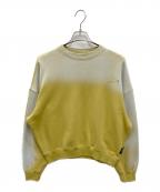 ryawリャウ）の古着「FADE SYNOMUS CREWNECK」｜イエロー