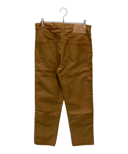 PRADA（プラダ）PRADA (プラダ) Moleskin Pants ブラウン サイズ:32の古着・服飾アイテム
