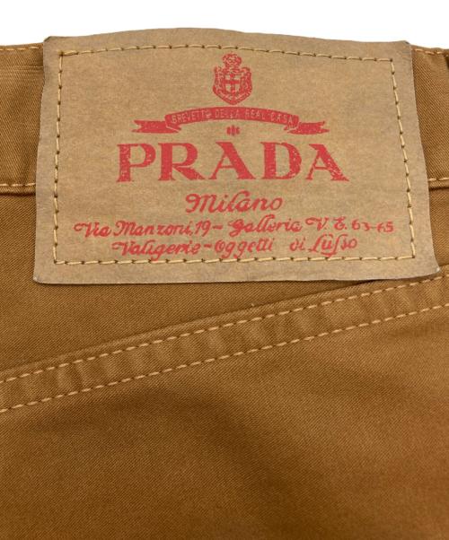 PRADA（プラダ）PRADA (プラダ) Moleskin Pants ブラウン サイズ:32の古着・服飾アイテム