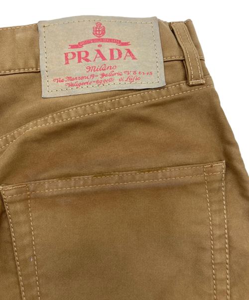 PRADA（プラダ）PRADA (プラダ) Moleskin Pants ブラウン サイズ:32の古着・服飾アイテム