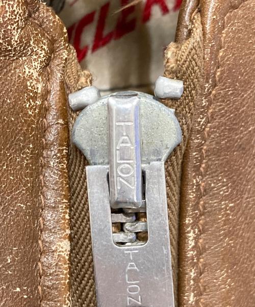 CYCLE RIDER by SCHOTT（サイクル ライダー バイ ショット）CYCLE RIDER by SCHOTT (サイクル ライダー バイ ショット) ボアライナー ライダースジャケット ブラウン サイズ:40の古着・服飾アイテム