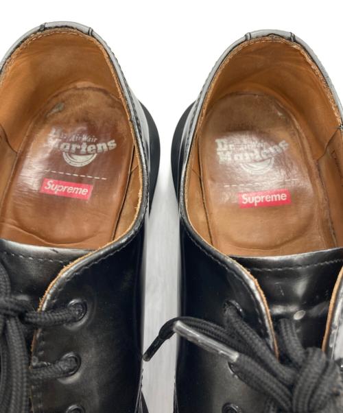 Dr.Martens（ドクターマーチン）Dr.Martens (ドクターマーチン) Supreme (シュプリーム) 1461 3 Eye Shoe ブラック サイズ:SIZE UK9の古着・服飾アイテム