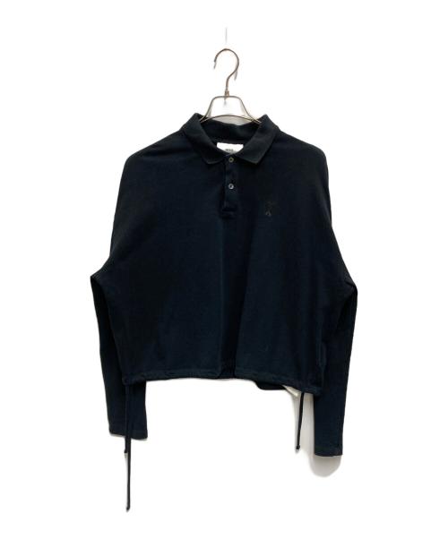 AMI PARIS（アミ パリス）AMI PARIS (アミ パリス) ポロシャツ ブラック サイズ:XLの古着・服飾アイテム