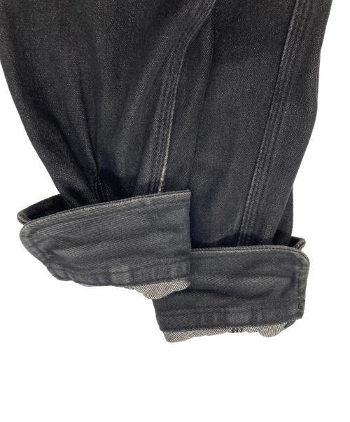 stussy（ステューシー）stussy (ステューシー) DENIM HOOD ZIP BLOUZON ブラック サイズ:Lの古着・服飾アイテム