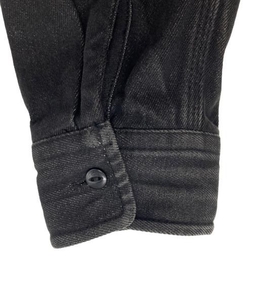 stussy（ステューシー）stussy (ステューシー) DENIM HOOD ZIP BLOUZON ブラック サイズ:Lの古着・服飾アイテム